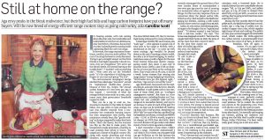 Sunday Times - Thornhill Range Cookers